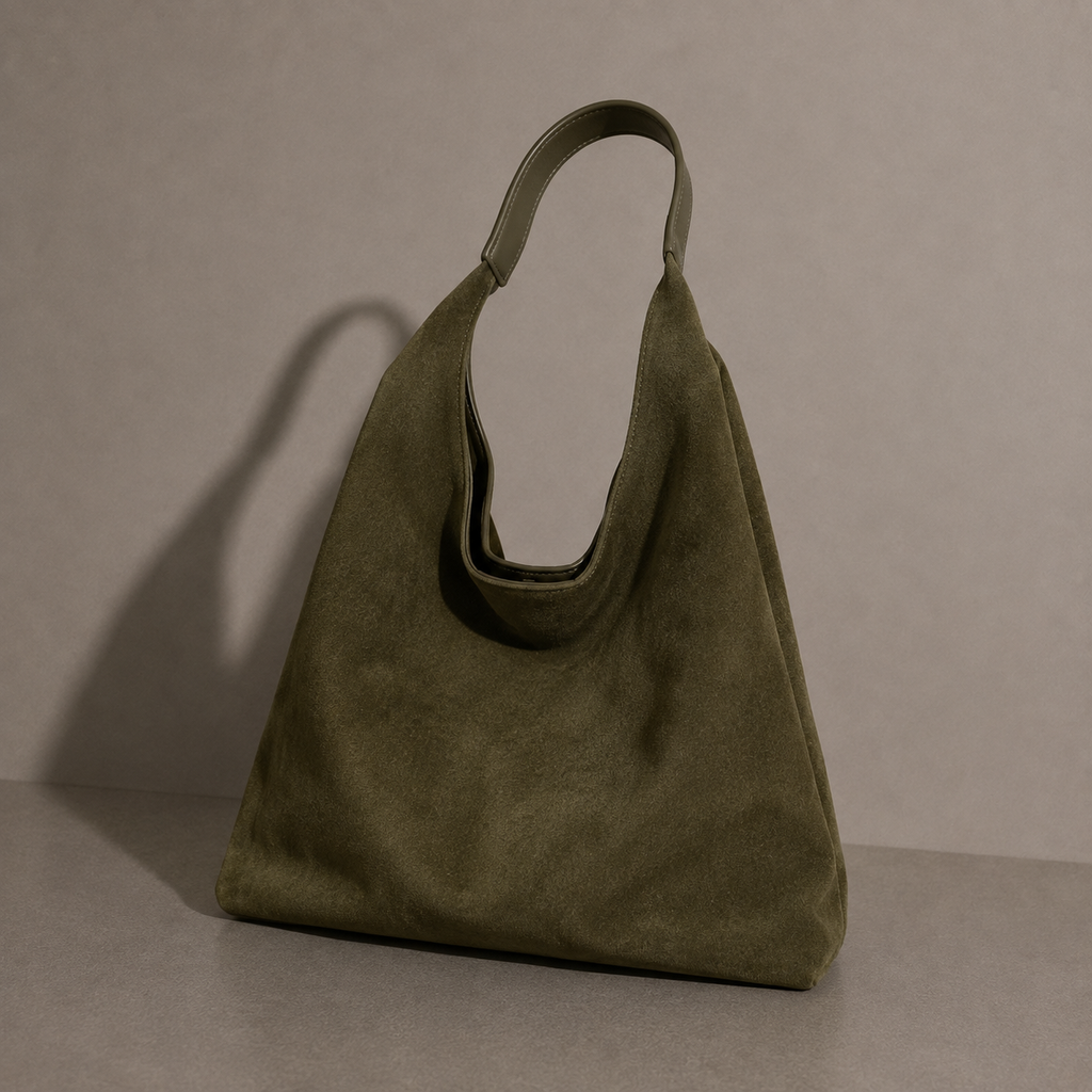 MARA oversized shoulder bag, side view