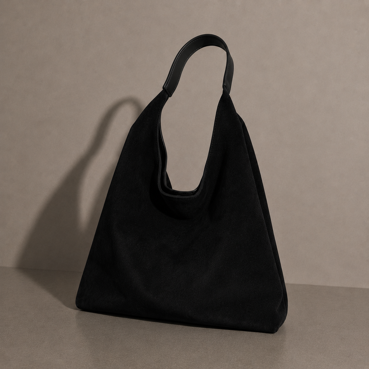 MARA suede-effect shoulder bag, interior view