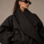 KAIA — Women's Oversized Stand Collar Jacket
