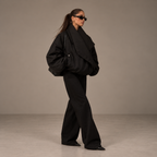 KAIA — Women's Oversized Stand Collar Jacket